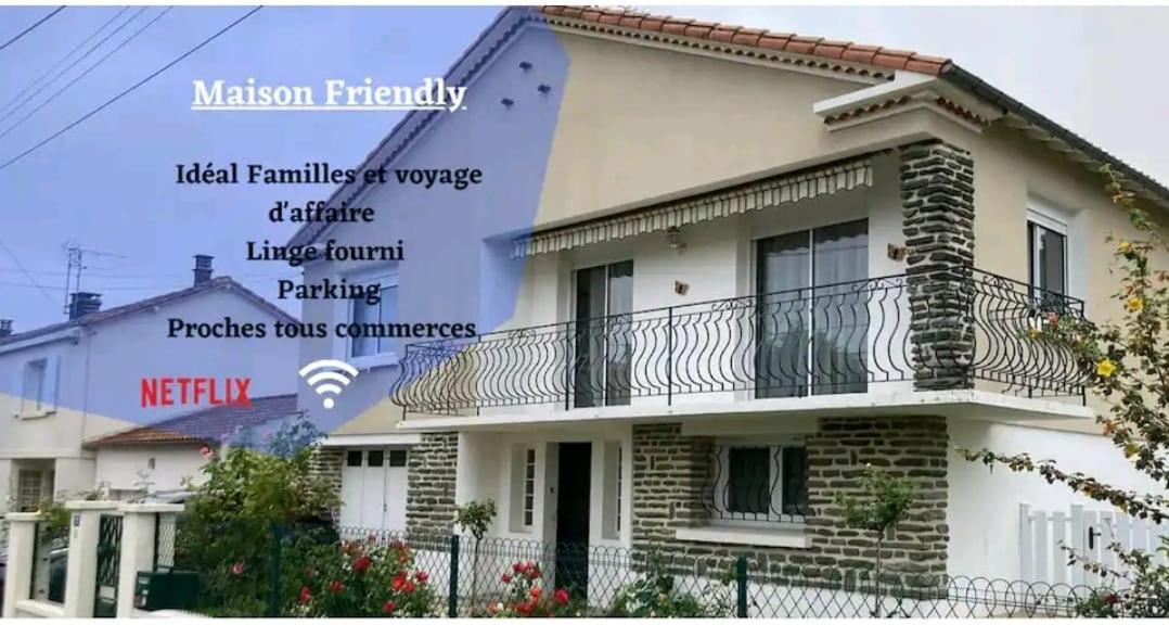-Comme A La Maison- Jardin, Veranda, Ideal Familles Et Business Niort Zewnętrze zdjęcie